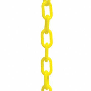Plastic Chain 2 50 ft L Yellow
