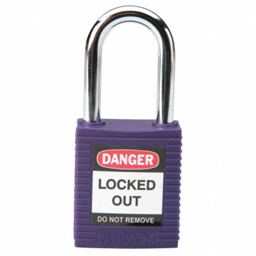 Lockout Padlock KA Purple 1-3/4 H PK3