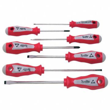 Screwdriver Set Slotted/Phillips 7 Pc