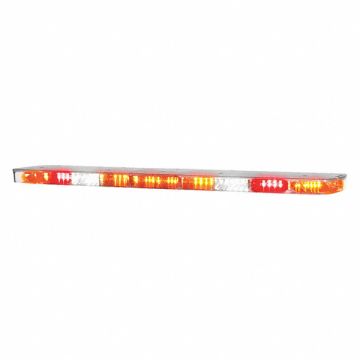 Low Profile Light Bar 53 L Amber Red