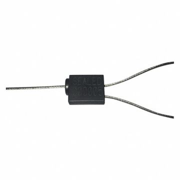 1/8 Cable Seals Black Plastic PK100