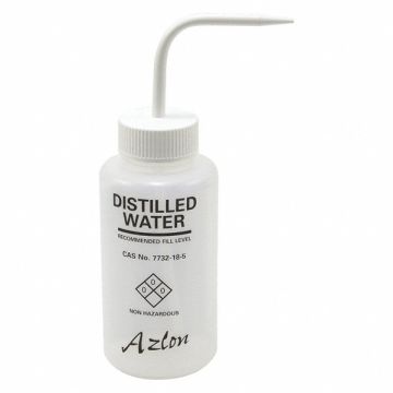Wash Bottle 500mL Std Spout Plastic PK4