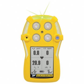 Multi-Gas Detector 2 Gas -4 to 122F LCD