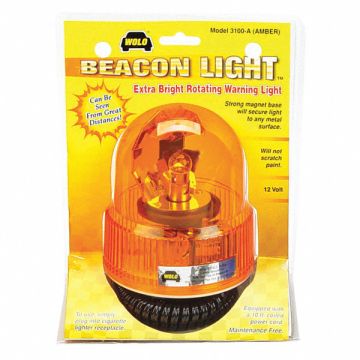 Beacon Rotating Light Amber Lens