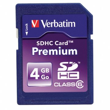 Premium SDHC Memory Card 4 GB
