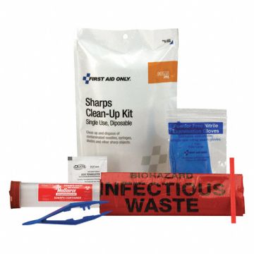 Sharps Clean Up Kit 8-27/64 in L White
