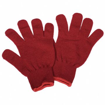 Knit Gloves L Red