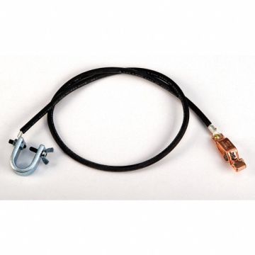 Ground Wire with C-Clamp and Clip P