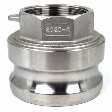 Cam and Groove Adapter 3 316 SS