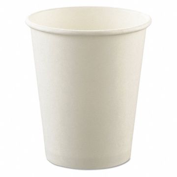 Disposable Hot/Cold Cup 8 oz WH PK1000