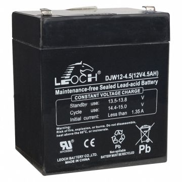 Sealed Lead Acid Battery 12VDC 4.5Ah