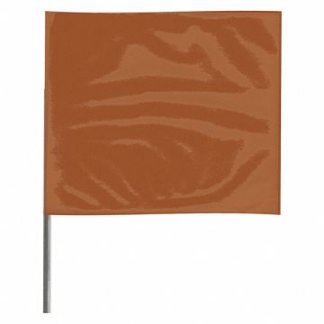 Marking Flag 21  Brown PVC PK100