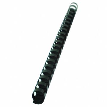 Binding Spines Comb 1/4in Black PK100