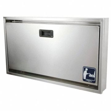 Changing Station Silver 37 5/8 in W