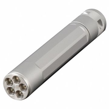 Industrial Mini Flashlight LED Silver