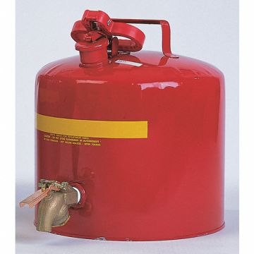 Type I Faucet Safety Can 5 gal Red