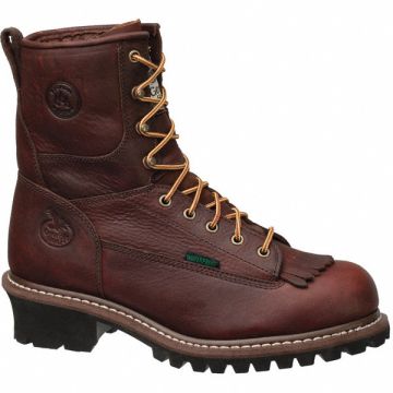 8 Work Boot 8-1/2 Wide Brown Steel PR