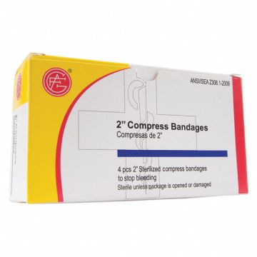 Bandage Non-Sterile White Gauze Box PK4
