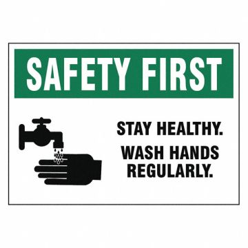 Adhesive Safety Sign