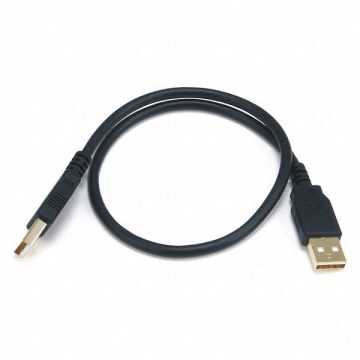 USB 2.0 Cable 1-1/2 ft.L Black