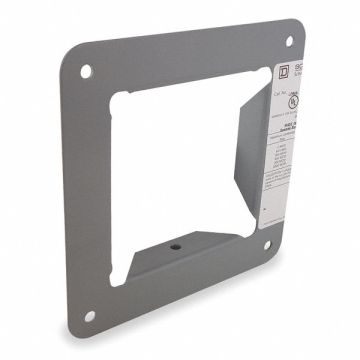 Wireway Accessory Panel Adapter 4x4 in.