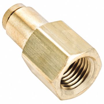 Connector Female Brass 1/4 Tube Size