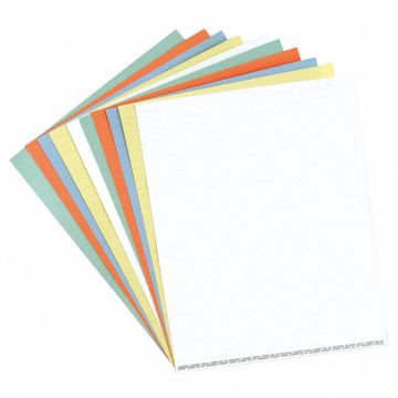 Data Cards Full Sheet White PK10