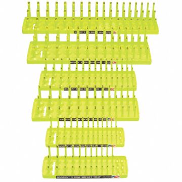 Socket Tray Set ABS Plastic Yellow