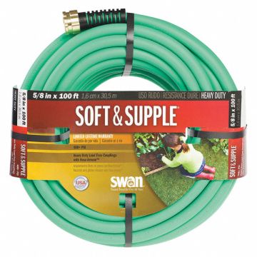 Water Hose Ruber/PVC 5/8 ID 100 ft L