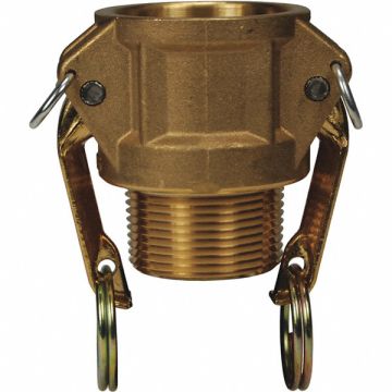 Cam and Groove Coupling 2-1/2 Brass