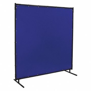 Welding Screen 6 ft H 6 ft W Blue