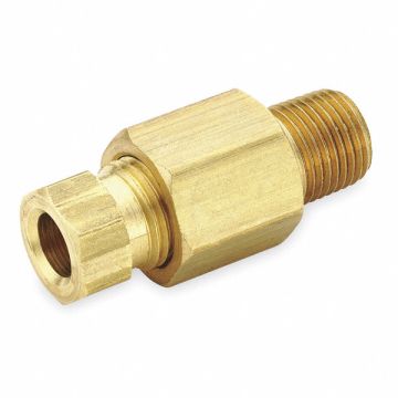 Connector Brass CompxM 1/8In PK10