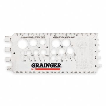 Thread Measuring Gauge 9 in L