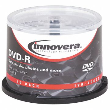 DVD-R Disc 4.70 GB 16x Speed White PK50