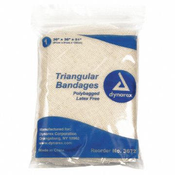 Triangular Bandage 36in W x 51in L PK12