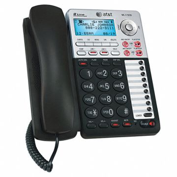 Corded Phone w/Answering Machine 2 Line