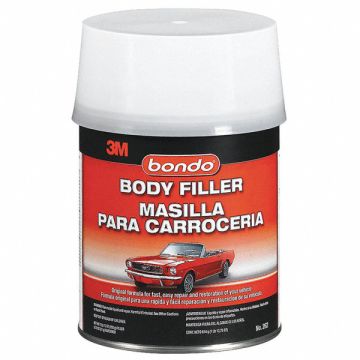 Body Filler W Hardener Paste 1 Qt Gray