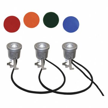 Lighting System 3 Lamps 19W Cord 400ft L