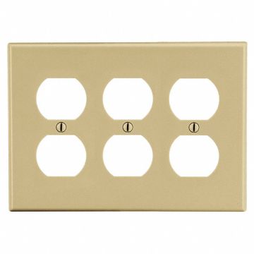 Duplex Receptacle Wall Plate Ivory