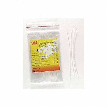 Shrink Tubing 4 ft Clear 0.5 in ID PK100