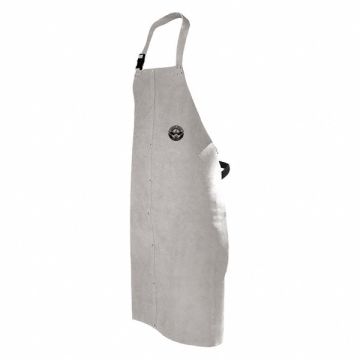 Welding Apron Leather Pearl Gray 48 L