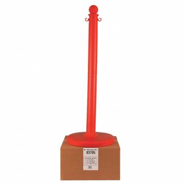 Stanchion Post Dia 2-1/2 Red