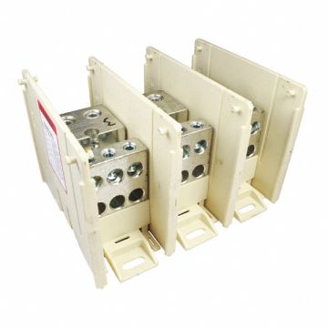 Power Distr Block Al/Cu 600V AC/DC