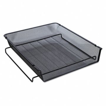 Tray Stackable Front Load Mesh Black