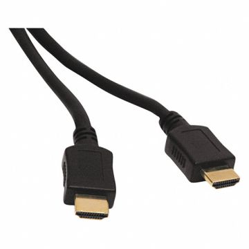HDMI Cable Gold 6 ft Black