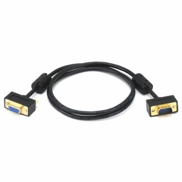 A/V Cable Ultra Slim SVGA M/F 3Ft