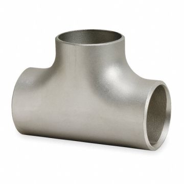 Tee 304L SS 1/2 in Pipe Size Buttweld