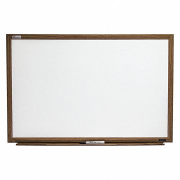 Dry Erase Board Oak Frame 3/4 D