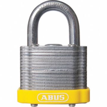 D8956 Lockout Padlock KA Yellow 1-3/8 H