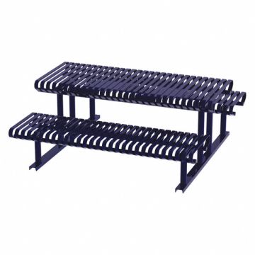 Picnic Table Blue 71-1/2 in.D 77-1/2in.W